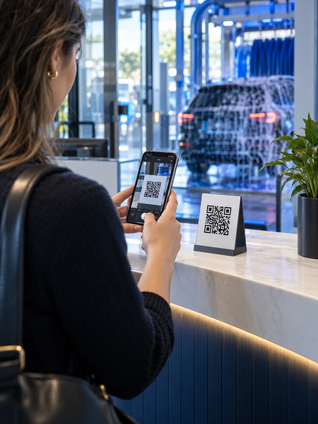 Окремий QR-код для відгуків на кожній автомийці